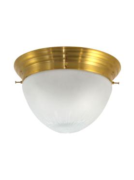 Markant Light Plafond, 1900, Mässing, Matt Glas