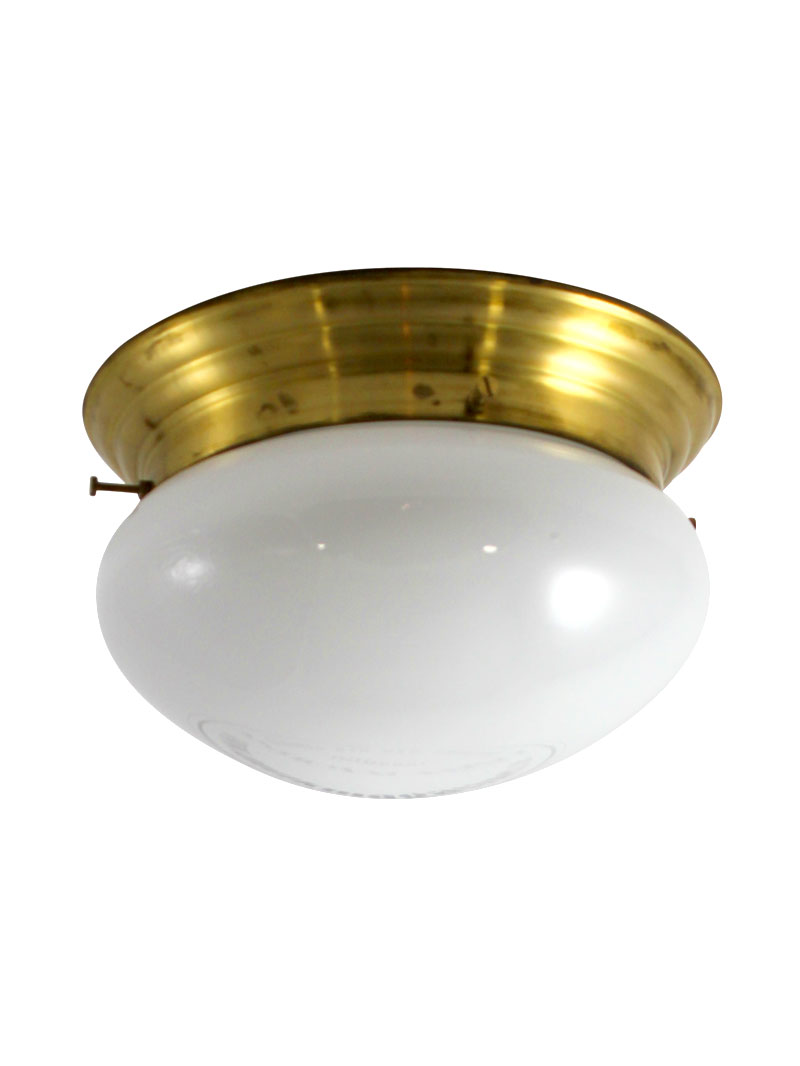 Markant Light Plafond, 1900, Mässing, Opal
