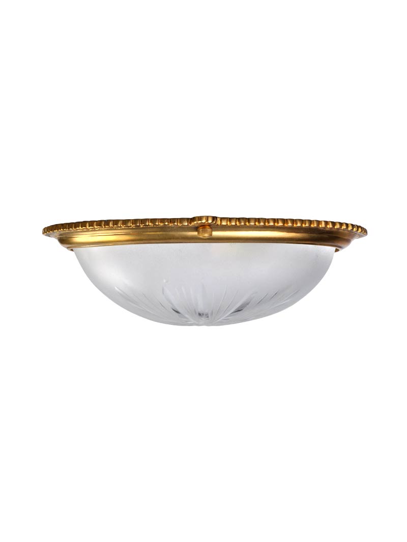 Markant Light Ovalplafond - Mässing